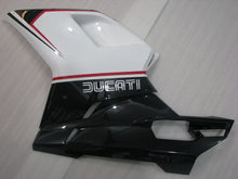 Load image into Gallery viewer, Black and White Factory Style - Ducati 848/1098/1198 07-11 Fairing Kit (Single Passenger Seat)