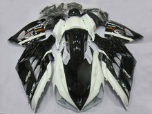 Load image into Gallery viewer, Black and White Factory Style - NINJA ZX-14R 12-25 Fairing Kit