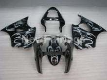 Charger l&#39;image dans la galerie, Black and White Flame NINJA ZX 6R 00 02 Fairing Kit
