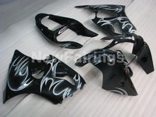 Charger l&#39;image dans la galerie, Black and White Flame NINJA ZX 6R 00 02 Fairing Kit