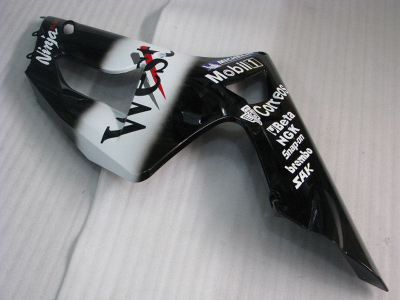 Black and White West - NINJA ZX-6R 03-04 Fairing Kit