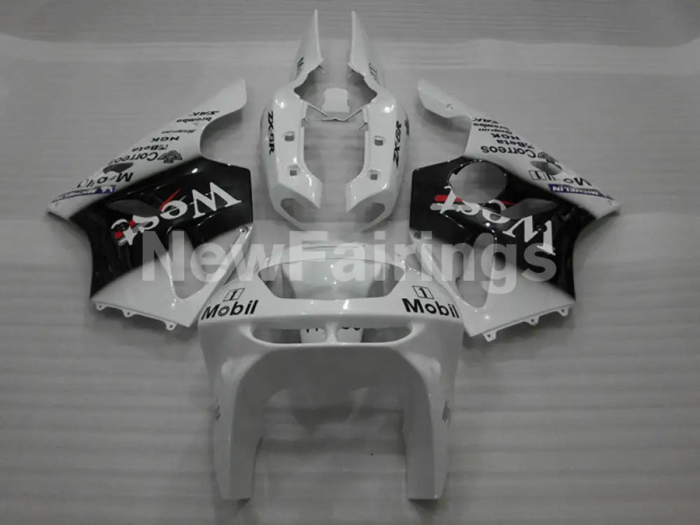 Black and White WEST - NINJA ZX-6R 94-97 Fairing Kit Vehicles & Parts > Vehicle Parts & Accessories > Motor Vehicle