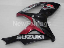 Charger l'image dans la galerie, Black and Wine Red Factory Style - GSX-R750 06-07 Fairing