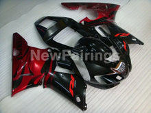 Charger l'image dans la galerie, Black and Wine Red Factory Style - YZF-R1 98-99 Fairing Kit