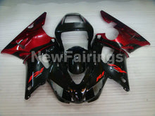 Charger l'image dans la galerie, Black and Wine Red Factory Style - YZF-R1 98-99 Fairing Kit