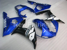 Load image into Gallery viewer, Blue and Black White Factory Style - YZF-R6 03-04 Fairing Kit Vehicles &amp; Parts &gt; Vehicle Parts &amp; Accessories &gt; Motor