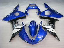 Load image into Gallery viewer, Blue and Black White Factory Style - YZF-R6 03-04 Fairing Kit Vehicles &amp; Parts &gt; Vehicle Parts &amp; Accessories &gt; Motor