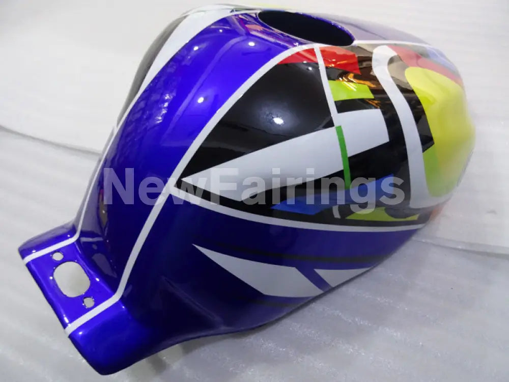 Blue and Black Yellow Monster - YZF600R Thundercat 96-07 Fairing Kit Vehicles & Parts > Vehicle Parts & Accessories >