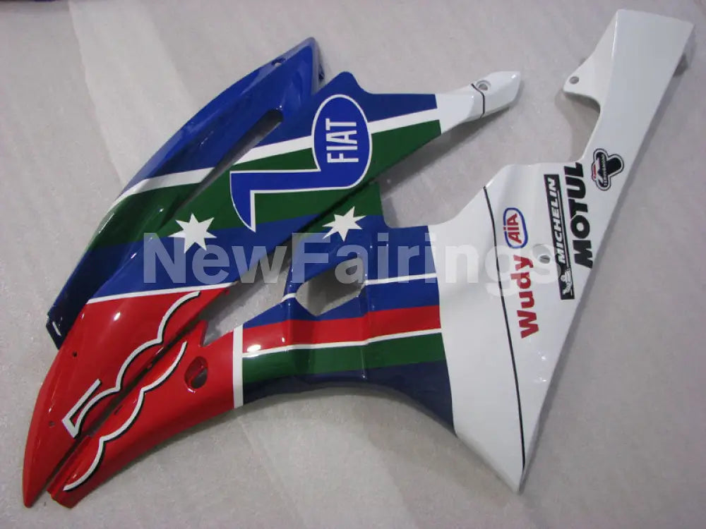Blue and Green Red FIAT - YZF-R6 06-07 Fairing Kit Vehicles & Parts > Vehicle Parts & Accessories > Motor Vehicle Parts