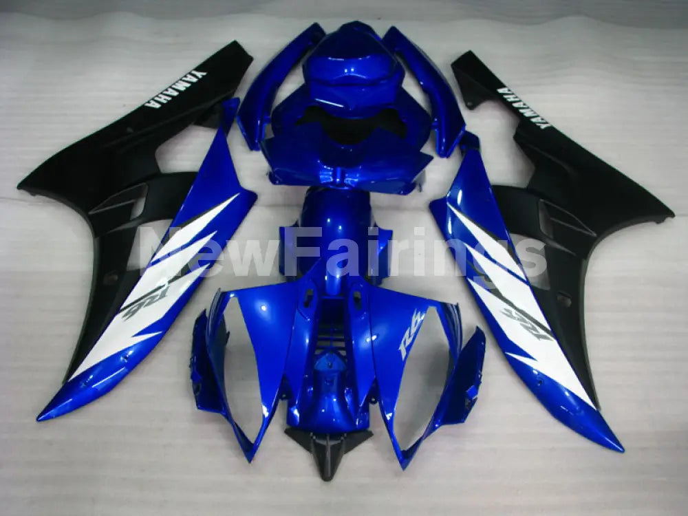 Blue and Matte Black Factory Style - YZF-R6 06-07 Fairing Kit Vehicles & Parts > Vehicle Parts & Accessories > Motor
