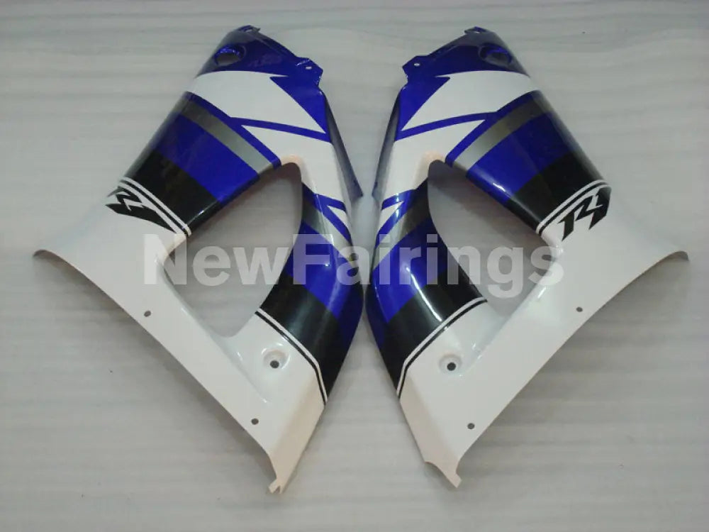 Blue and White Black Factory Style - YZF-R1 98-99 Fairing Kit