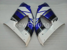 Load image into Gallery viewer, Blue and White Black Factory Style - YZF-R1 98-99 Fairing Kit