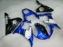 Load image into Gallery viewer, Blue and White Black Factory Style - YZF-R6 03-04 Fairing Kit Vehicles &amp; Parts &gt; Vehicle Parts &amp; Accessories &gt; Motor