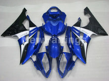 Load image into Gallery viewer, Blue and White Black Factory Style - YZF-R6 08-16 Fairing Kit Vehicles &amp; Parts &gt; Vehicle Parts &amp; Accessories &gt; Motor