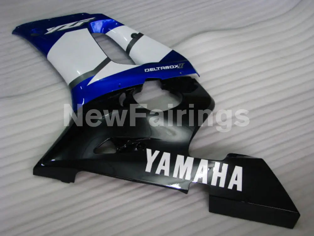 Blue and White Black Factory Style - YZF-R6 98-02 Fairing Kit Vehicles & Parts > Vehicle Parts & Accessories > Motor