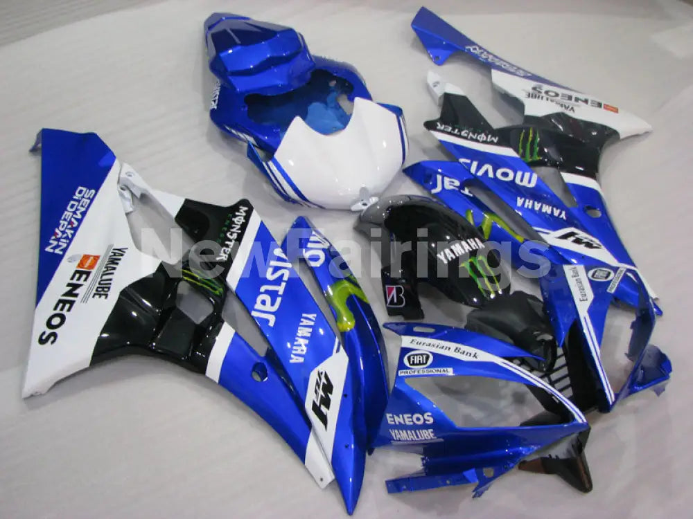 Blue and White Black Movistar - YZF-R6 06-07 Fairing Kit Vehicles & Parts > Vehicle Parts & Accessories > Motor Vehicle
