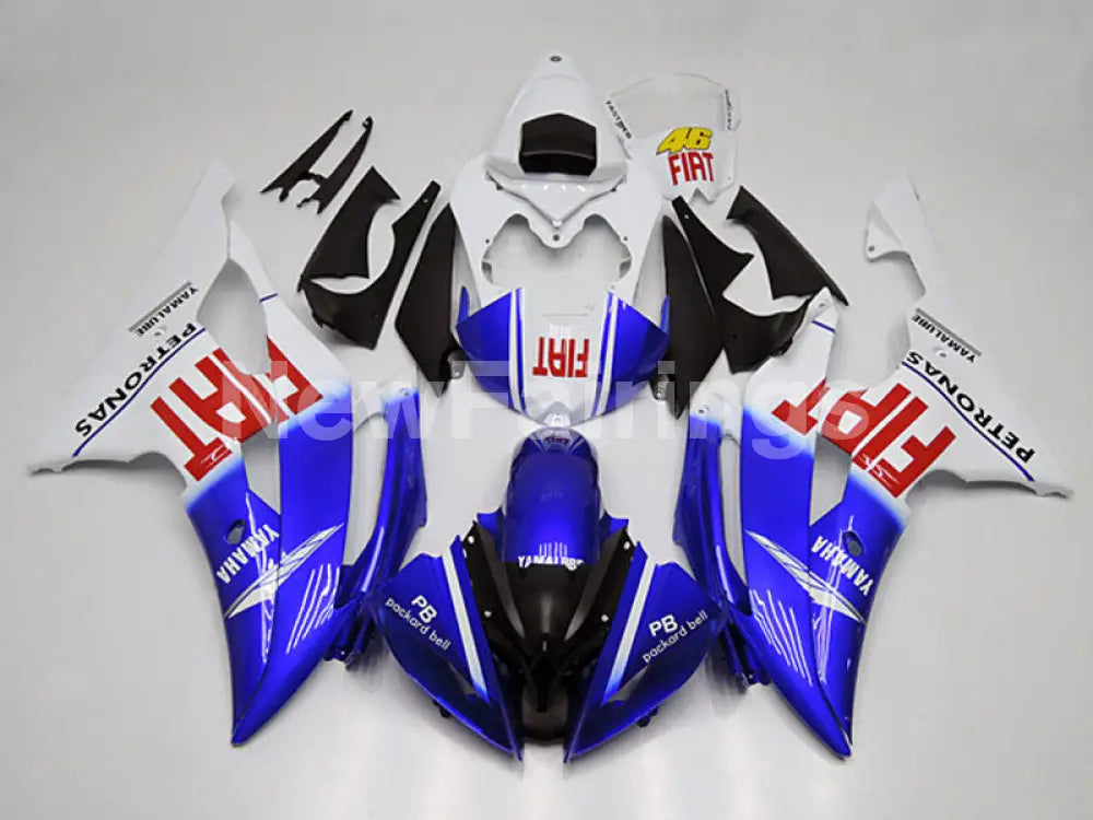 Blue and White FIAT with Number 46 - YZF-R6 08-16 Fairing Kit