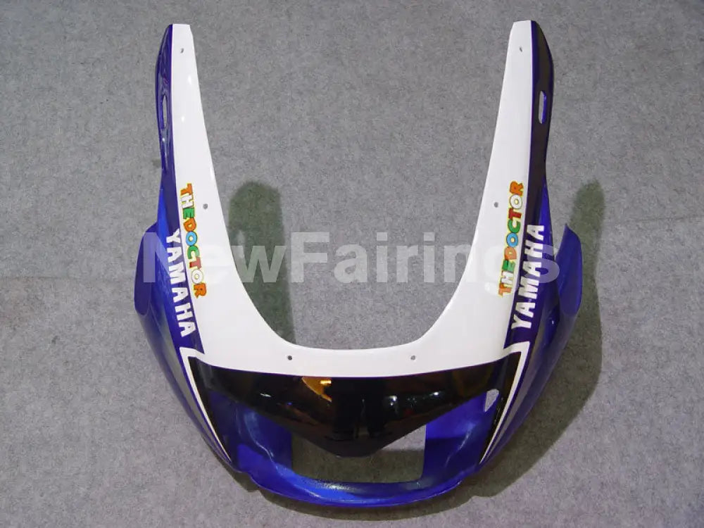 Blue and White FIAT - YZF1000R Thunderace 96-05 Fairing Kit Vehicles & Parts > Vehicle Parts & Accessories > Motor