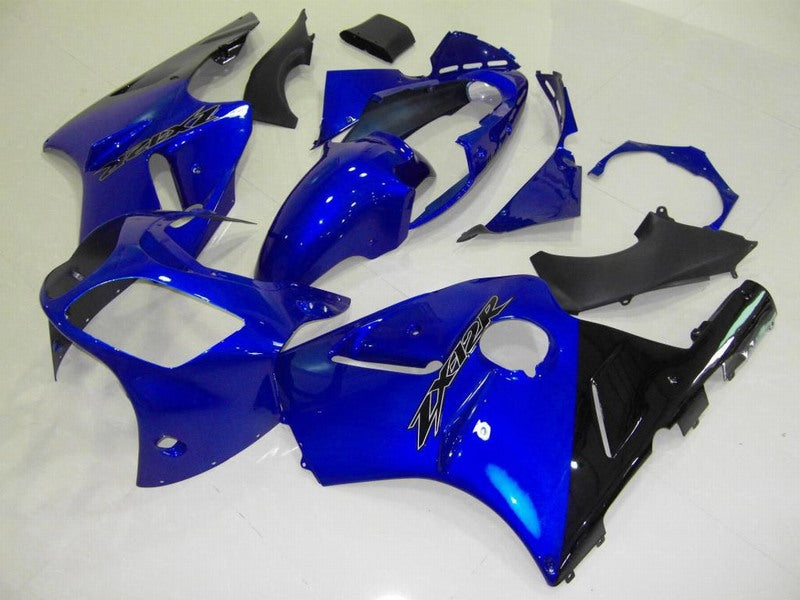 Blue and Black Factory Style - NINJA ZX-12R 00-01 Fairing Kit