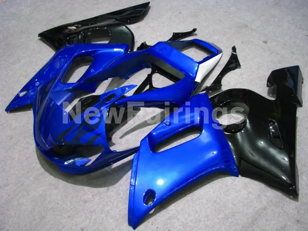 Blue and Black Flame - YZF-R6 98-02 Fairing Kit Vehicles & Parts > Vehicle Parts & Accessories > Motor Vehicle Parts >