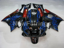 Charger l&#39;image dans la galerie, Blue and Black Red Flame - CBR600 F2 91-94 Fairing Kit -
