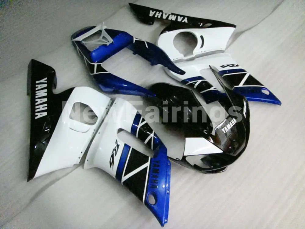 Blue Black and White Factory Style - YZF-R6 98-02 Fairing Kit Vehicles & Parts > Vehicle Parts & Accessories > Motor