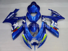 Charger l'image dans la galerie, Blue and Green Factory Style - GSX-R750 06-07 Fairing Kit