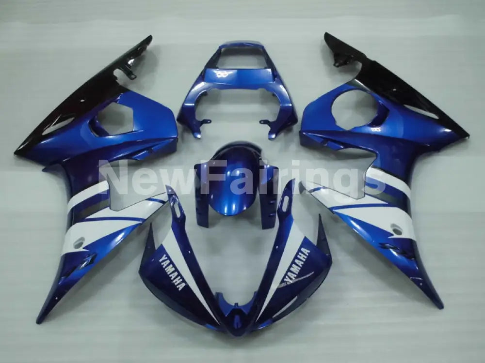 Blue White and Black Factory Style - YZF-R6 05 Fairing Kit