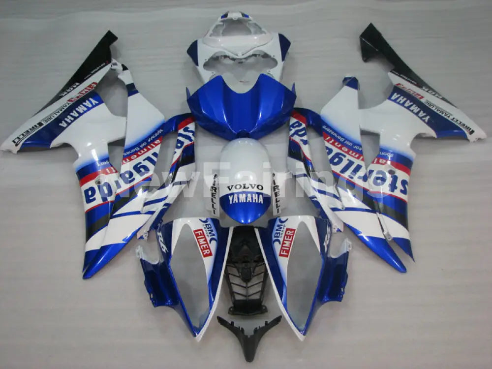 Blue White and Black Sterilgarda - YZF-R6 08-16 Fairing Kit Vehicles & Parts > Vehicle Parts & Accessories > Motor
