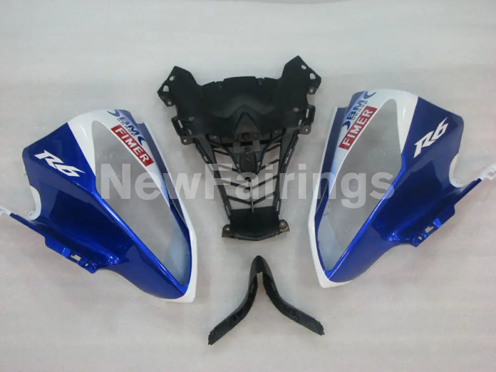 Blue White and Black Sterilgarda - YZF-R6 08-16 Fairing Kit Vehicles & Parts > Vehicle Parts & Accessories > Motor