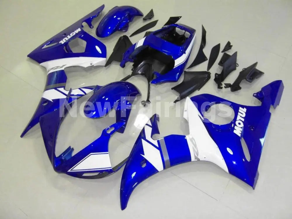 Blue White Factory Style - YZF-R6 03-04 Fairing Kit Vehicles & Parts > Vehicle Parts & Accessories > Motor Vehicle