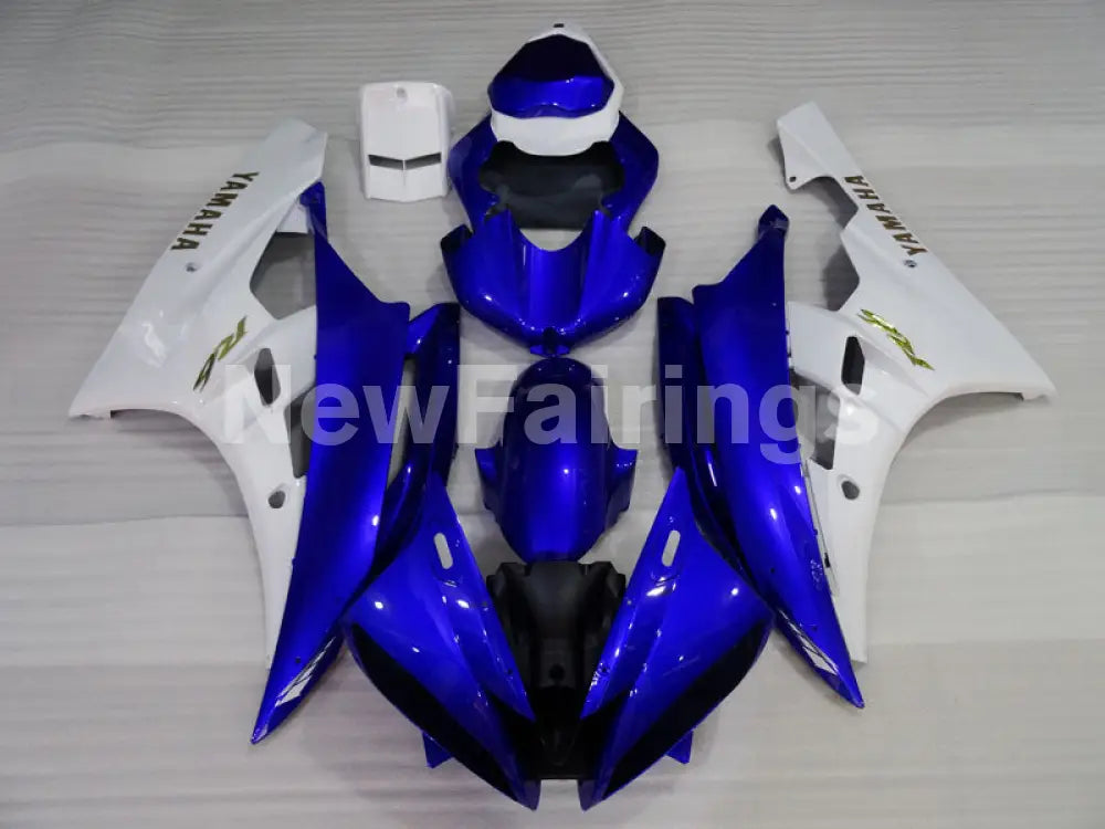 Blue White Factory Style - YZF-R6 06-07 Fairing Kit