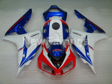 Charger l&#39;image dans la galerie, Blue and White Red Factory Style - CBR1000RR 06-07 Fairing