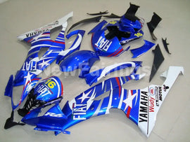 Blue and White Star with Number 16 - YZF-R6 08-16 Fairing Kit Vehicles & Parts > Vehicle Parts & Accessories > Motor