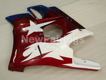 Charger l&#39;image dans la galerie, Blue and Wine Red Star - CBR600 F2 91-94 Fairing Kit -