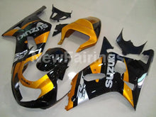 Charger l'image dans la galerie, Gloden and Black Factory Style - GSX-R600 01-03 Fairing Kit