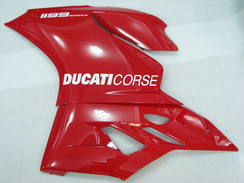 Gloss Red Factory Style - Ducati 1199 Panigale 12-14 Fairing Kit