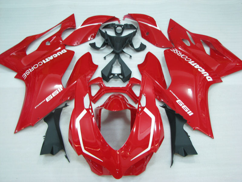 Gloss Red Factory Style - Ducati 1199 Panigale 12-14 Fairing Kit