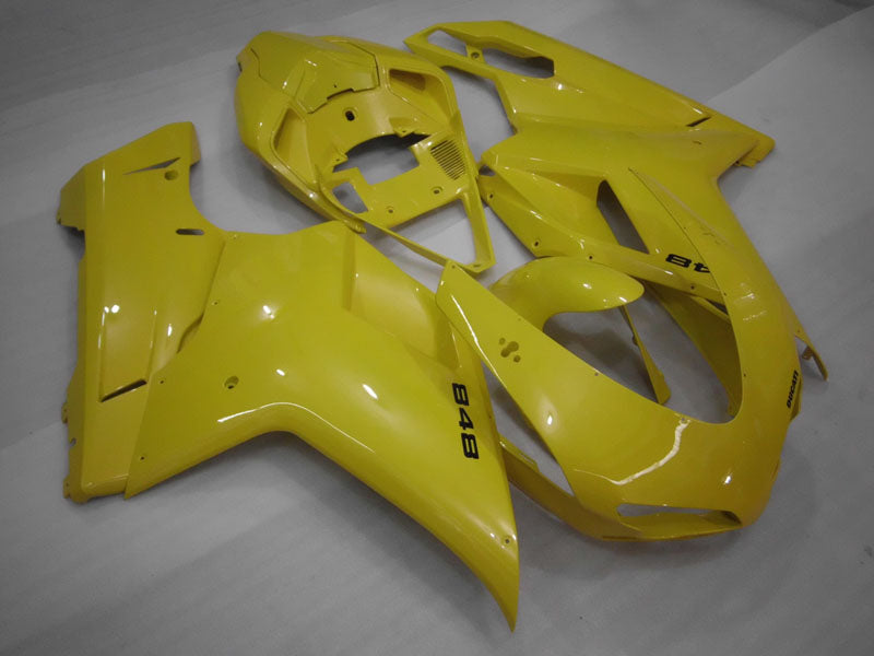 Gloss Yellow Factory Style - Ducati 848 07-11 Fairing Kit