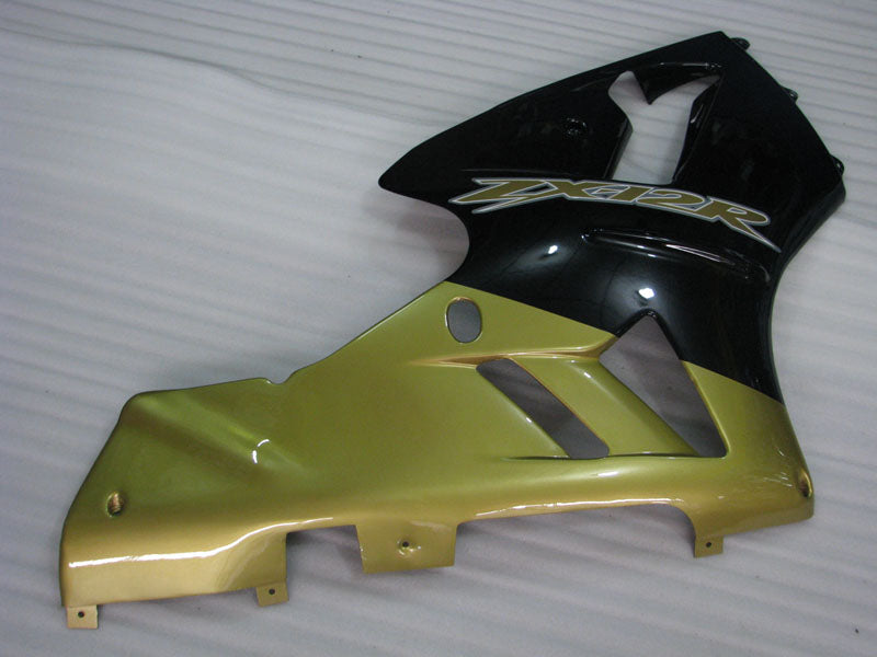 Golden Green and Black Factory Style - NINJA ZX-12R 02-04 Fairing Kit