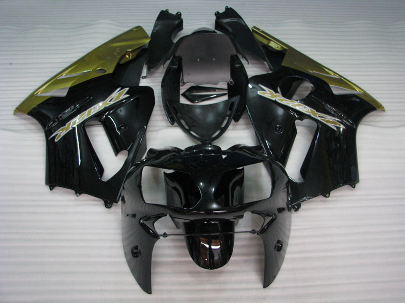 Golden Green and Black Factory Style - NINJA ZX-12R 02-04 Fairing Kit