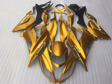 Load image into Gallery viewer, Golden with White Stickers Factory Style - NINJA ZX-10R 16-20 Fairing Kit