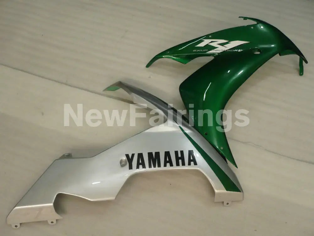 Green and Silver Factory Style - YZF-R1 04-06 Fairing Kit