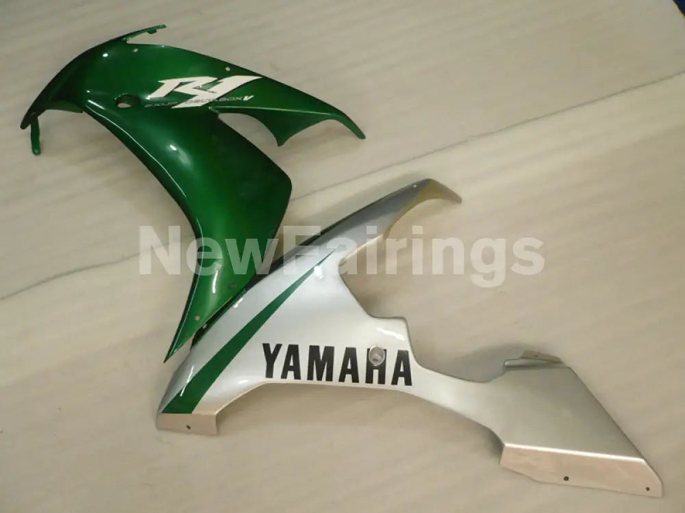 Green and Silver Factory Style - YZF-R1 04-06 Fairing Kit