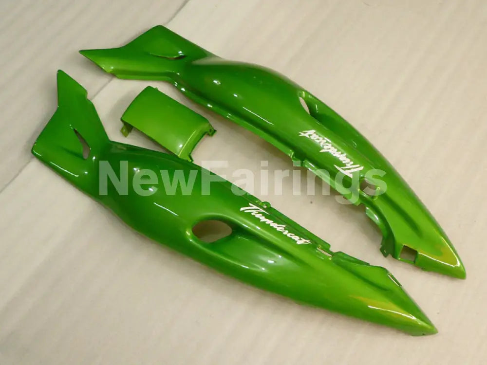 Green and White Factory Style - YZF600R Thundercat 96-07 Fairing Kit Vehicles & Parts > Vehicle Parts & Accessories >