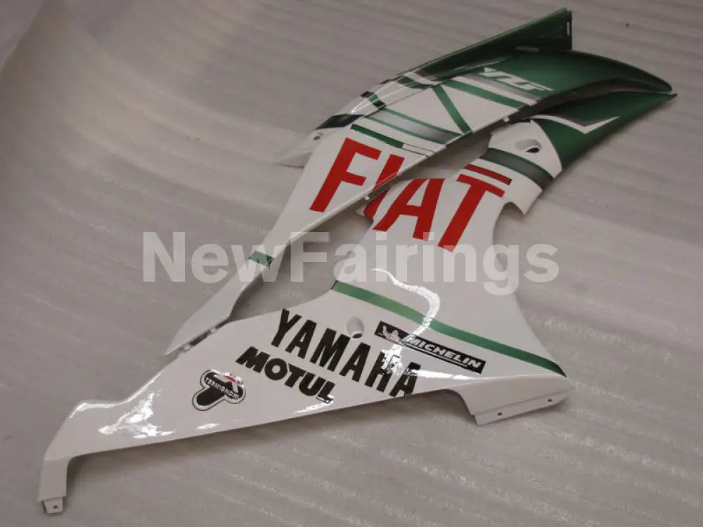 Green and White FIAT - YZF-R6 08-16 Fairing Kit Vehicles & Parts > Vehicle Parts & Accessories > Motor Vehicle Parts >