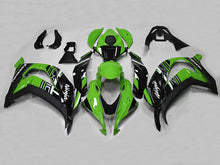Load image into Gallery viewer, Green with Black Factory Style - NINJA ZX-10R 16-20 Fairing Kit