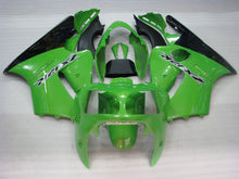 Load image into Gallery viewer, Green and Black Factory Style - NINJA ZX-12R 00-01 Fairing Kit