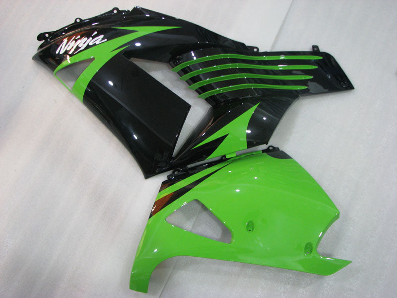 Green and Black Factory Style - NINJA ZX-14R 06-11 Fairing Kit