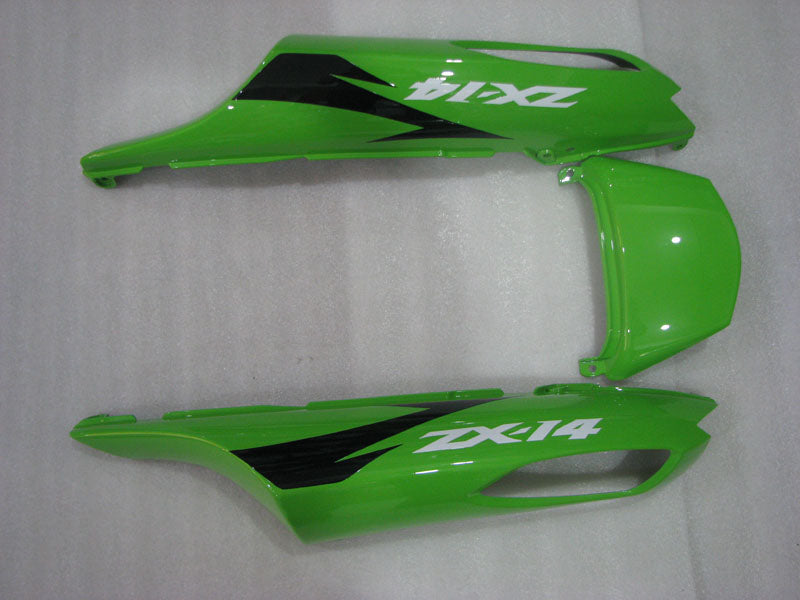 Green and Black Factory Style - NINJA ZX-14R 06-11 Fairing Kit